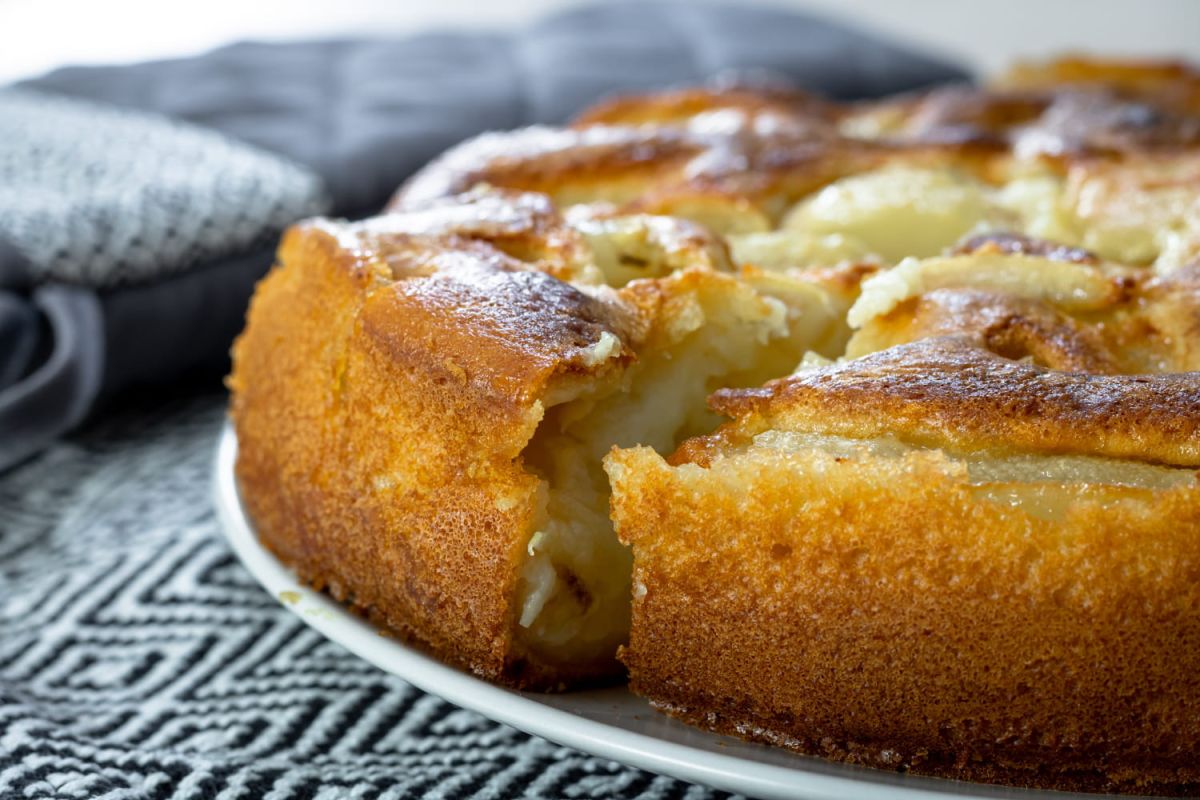 Le moelleux à la poire inspiré par Cyril Lignac