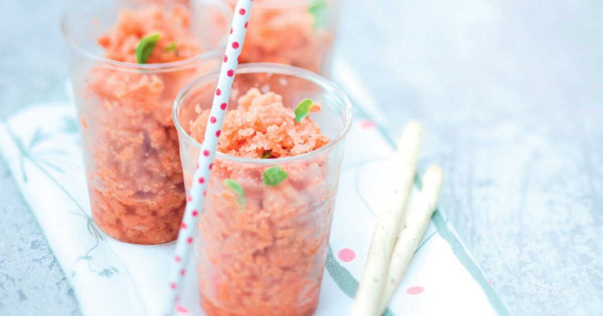 Le granité de tomates au basilic : une fraîcheur en été