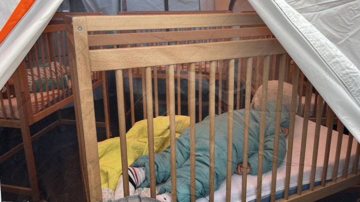 Des rêves sous les étoiles : la sieste en plein air des enfants en crèche