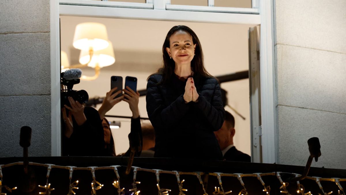 Maria Corina Machado revient sur la scène internationale après des mois de clandestinité