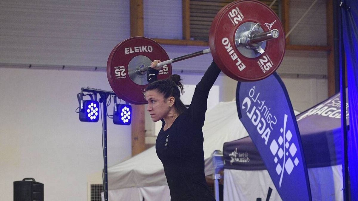 Lisa Darras, la force montante du crossfit au Stade saint-lois Haltérophilie