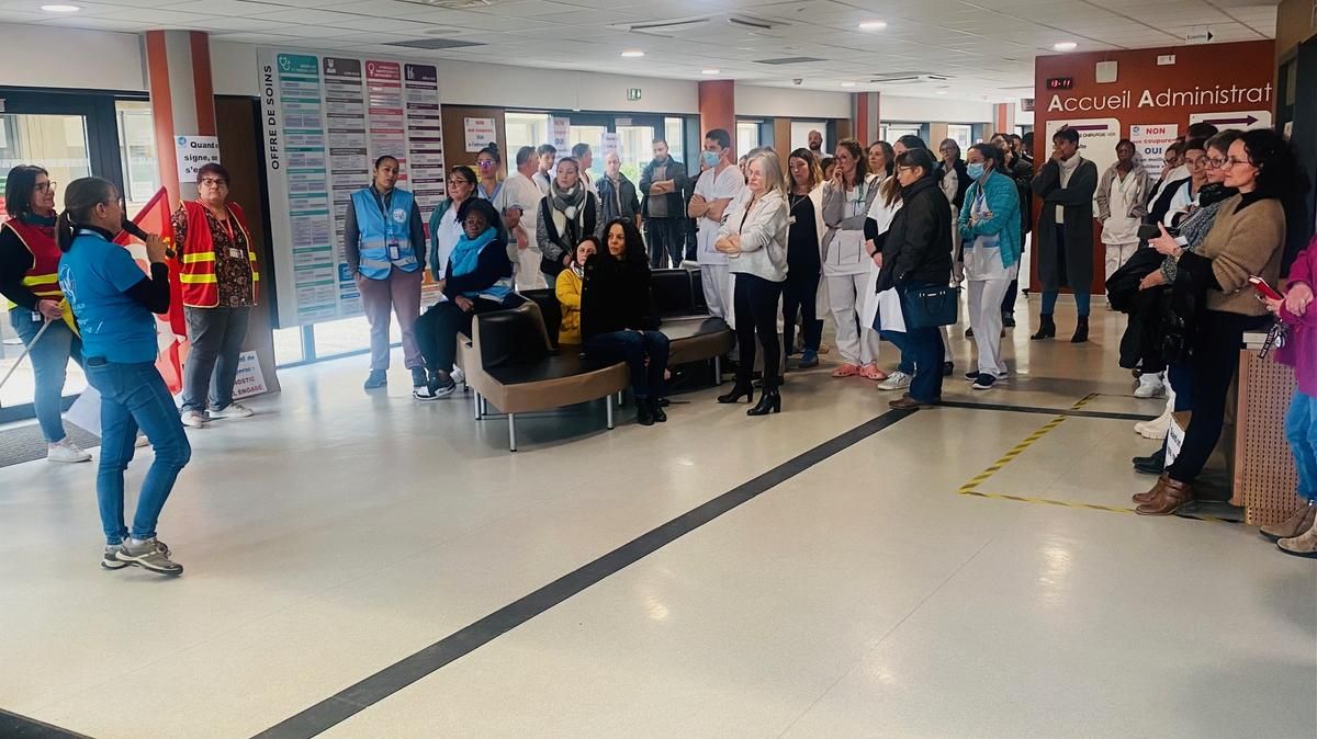 Le personnel de l'hôpital de Bergerac en colère face à une réforme contestée