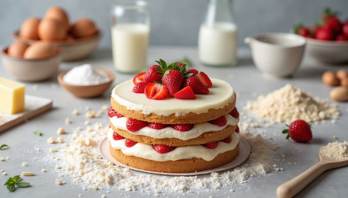 Succombez au charme du fraisier léger : une recette qui fait fondre les cœurs
