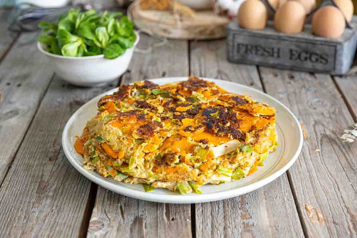 Savourez des tortillas créatives aux poireaux et patate douce