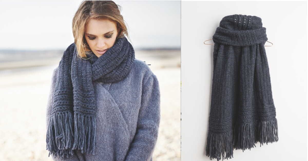 Comment tricoter une écharpe en point fantaisie ?