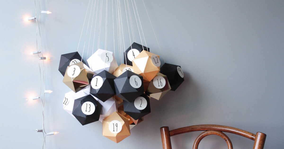 Quand l'origami embellit le calendrier de Noël