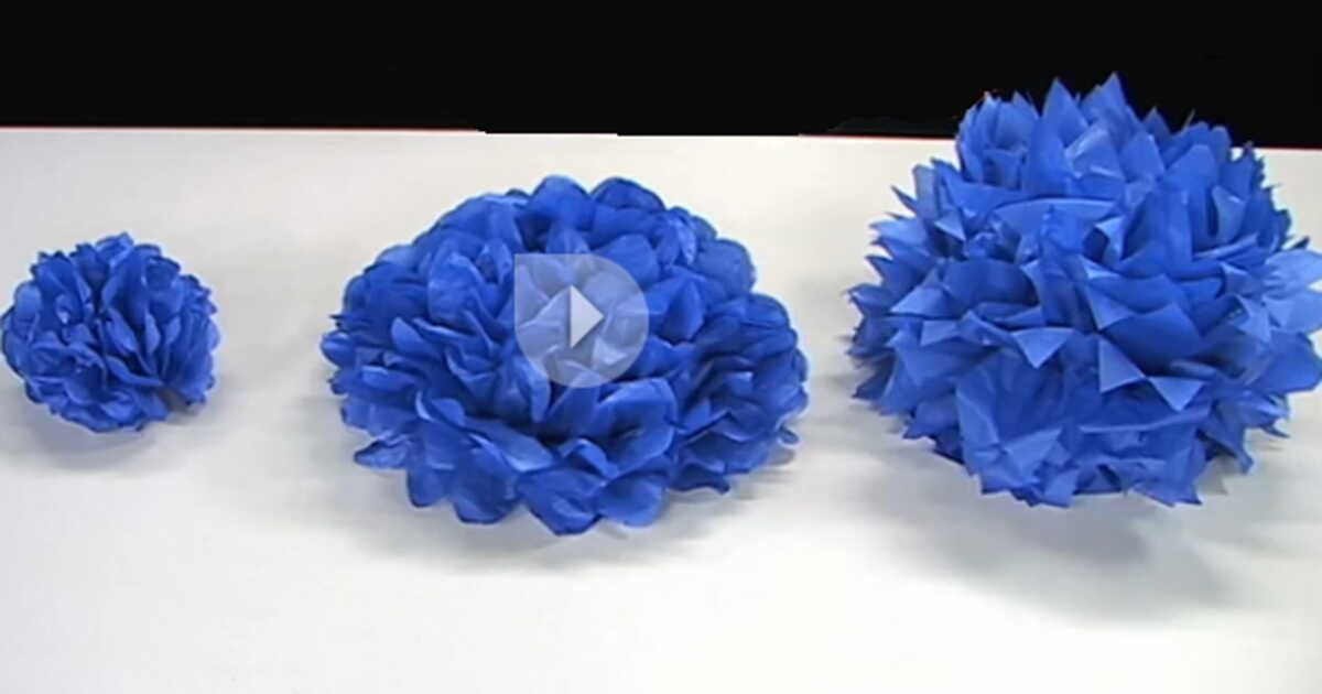 Des pompons faits main pour une déco de mariage inoubliable