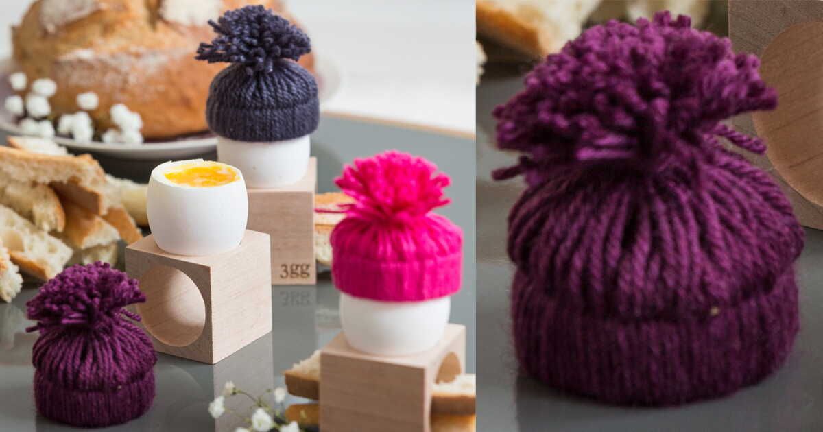 Transformez votre table avec des pompons en laine