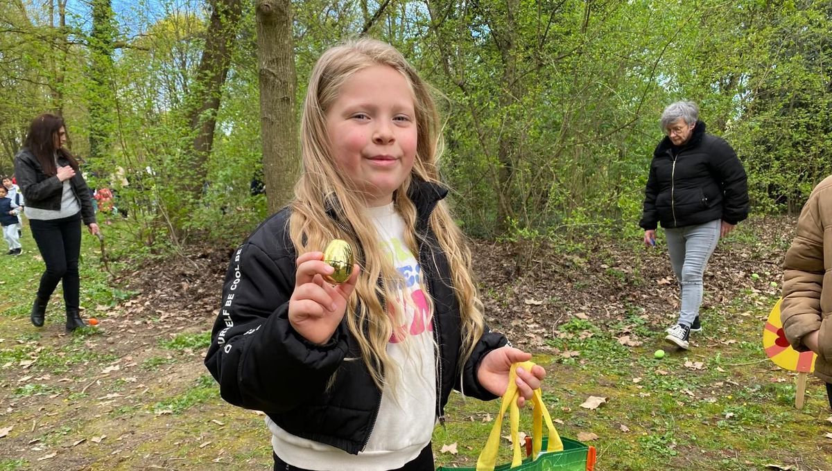 Chasse aux œufs d'or : un festival de sourires au parc Friedel