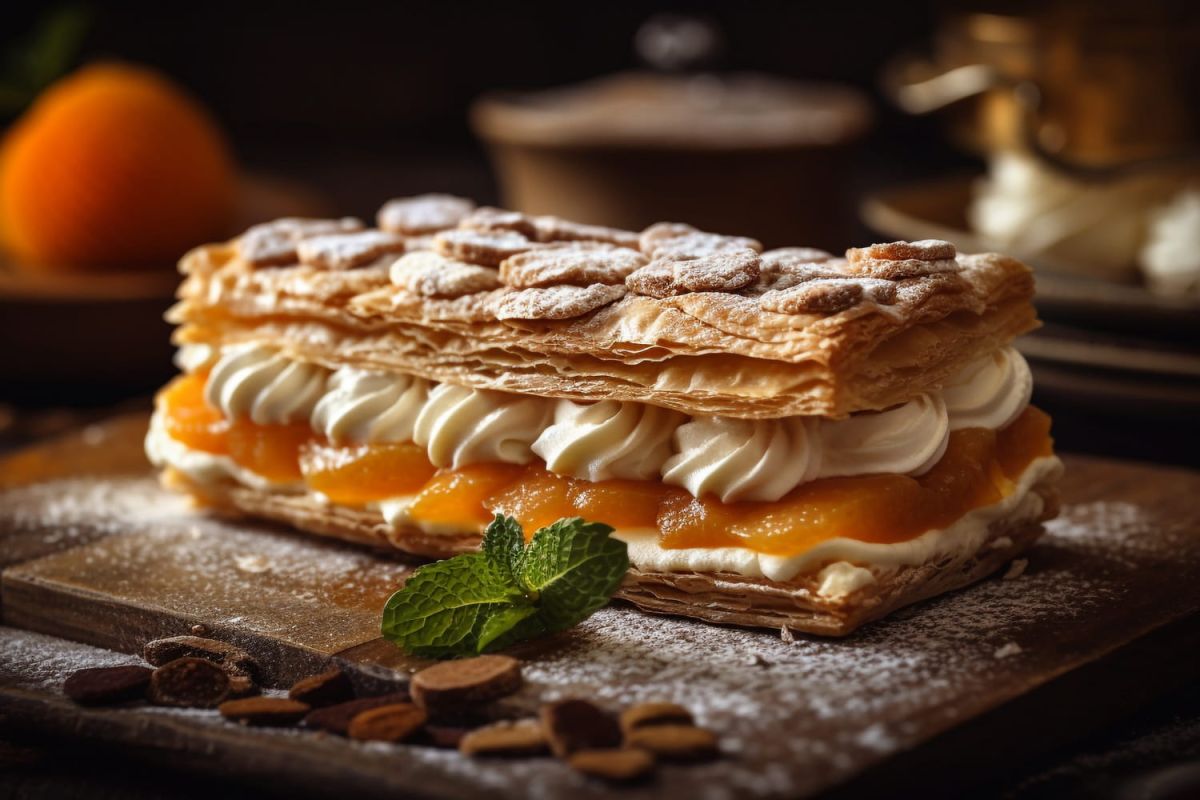 Pour les fêtes, essayez le mille-feuille aux pommes et caramel au beurre salé de Cyril Lignac