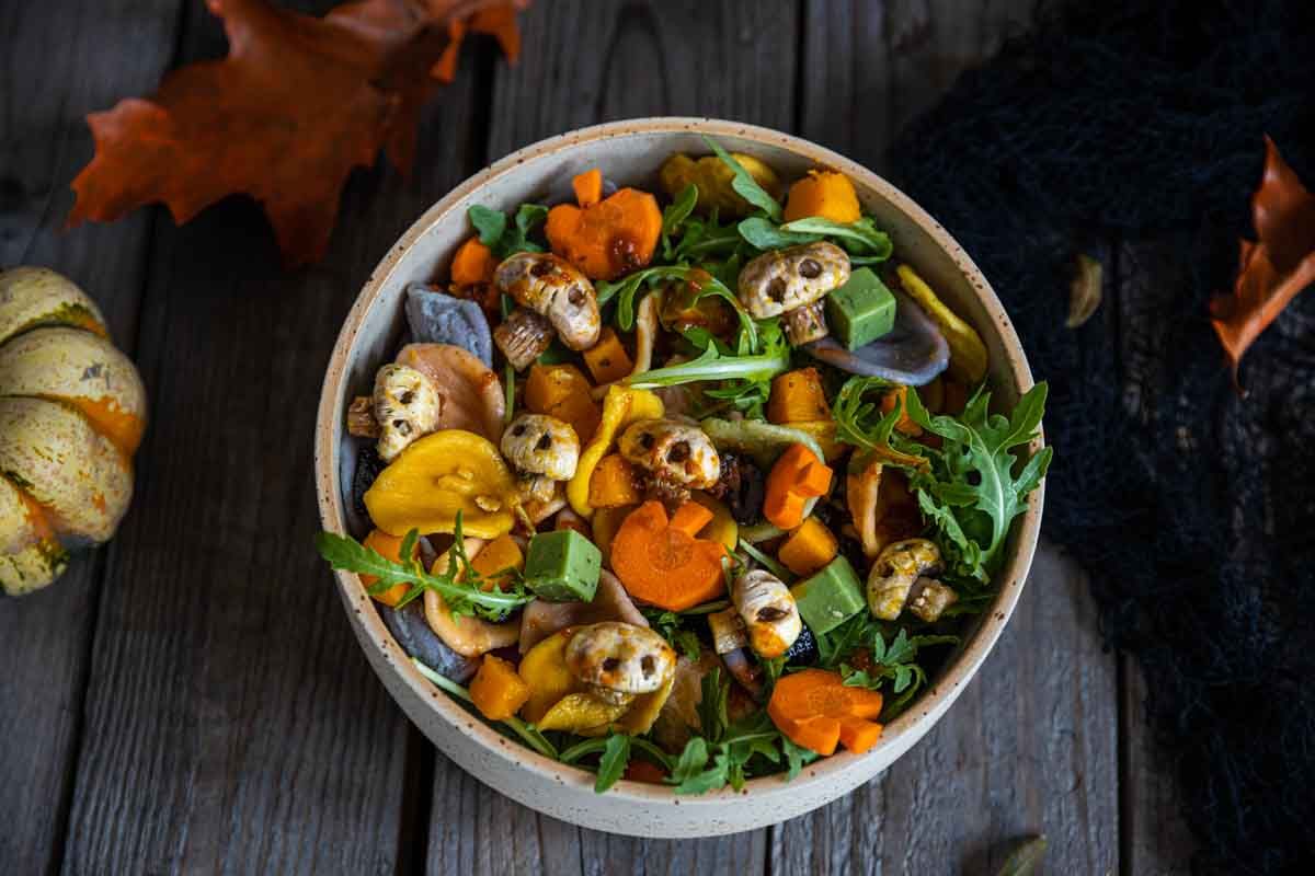 Une salade de pâtes qui fait frissonner pour Halloween
