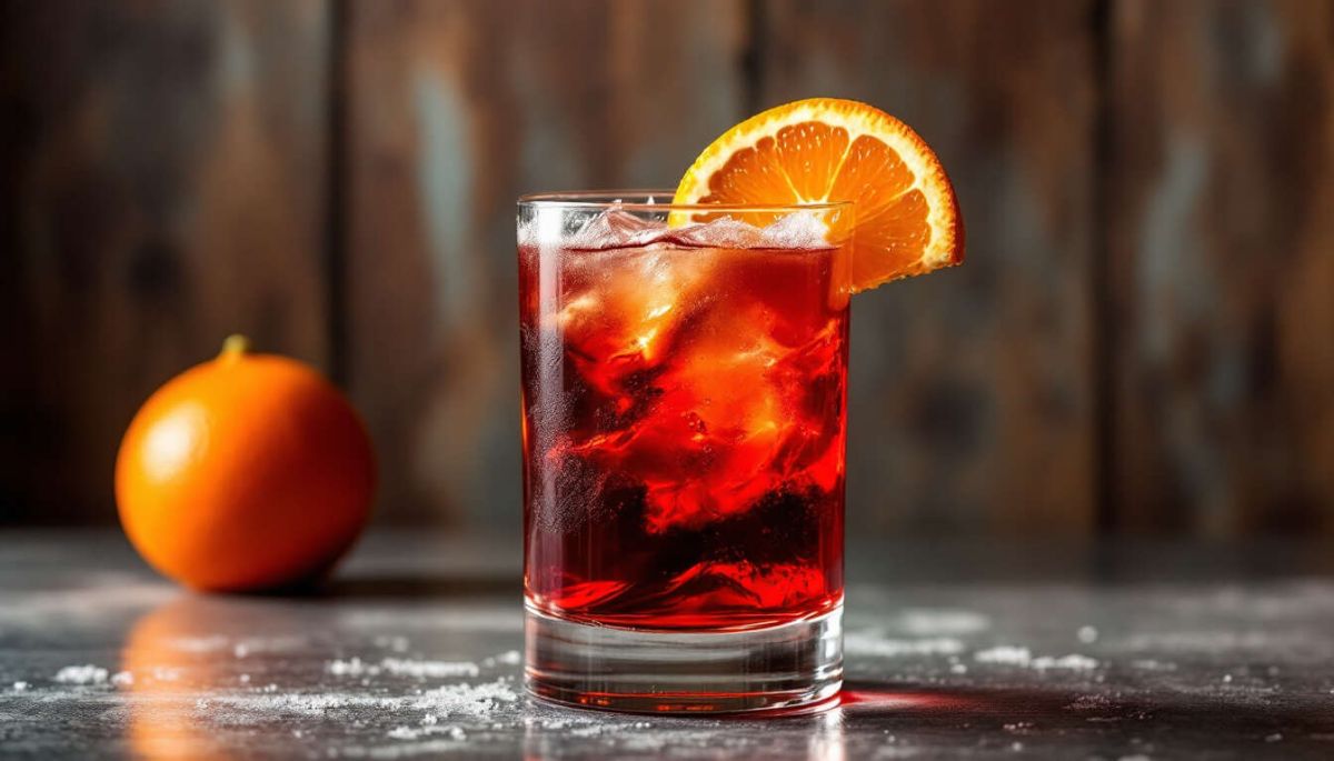Cocktail de Noël : negroni à l’orange sanguine