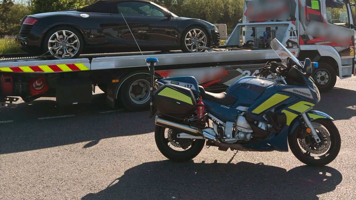 Un conducteur allemand intercepté à 230 km/h sur l'A4 : les gendarmes en état de choc