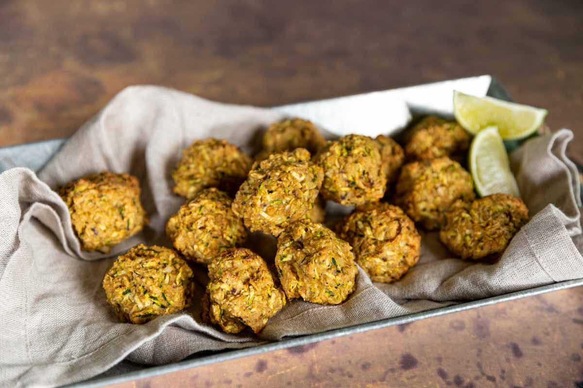 Boulettes de courgettes aux flocons d’avoine
