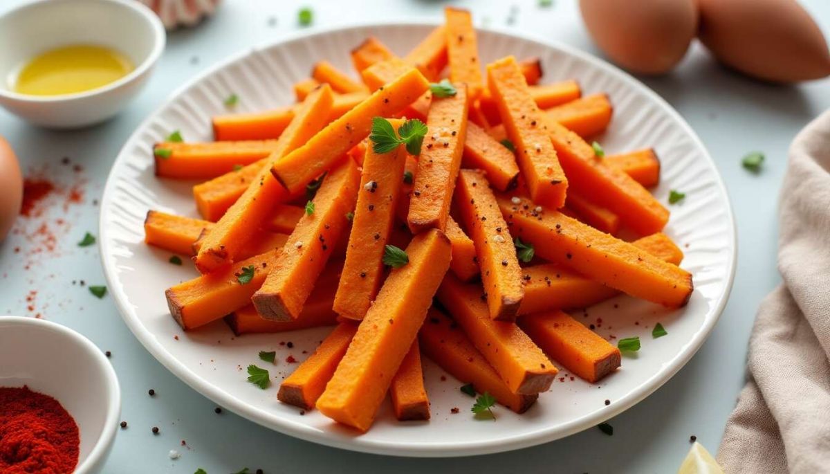 Savourez des frites de patate douce croustillantes au Airfryer