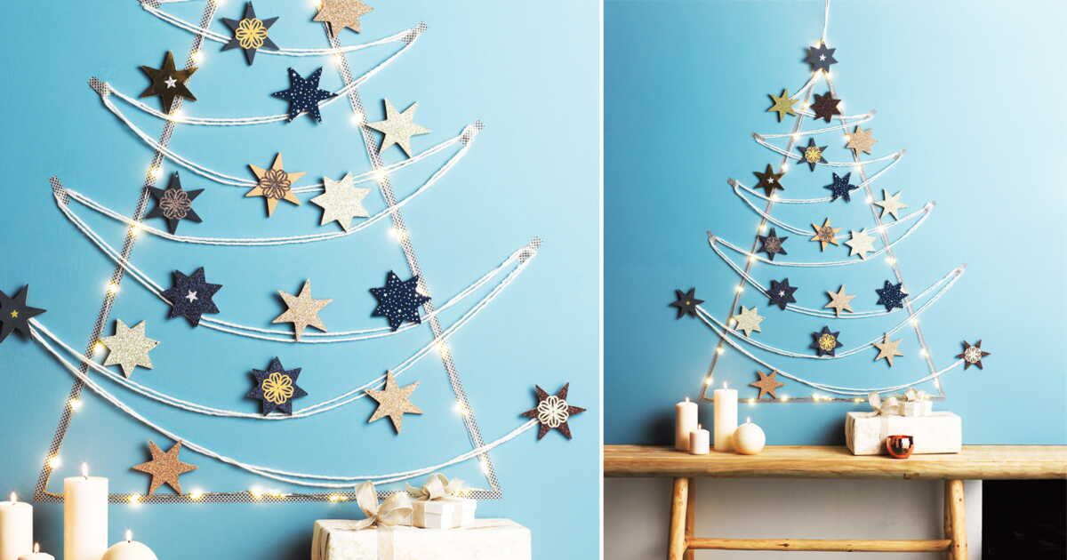 L'innovation du sapin de Noël mural : un style contemporain pour les fêtes