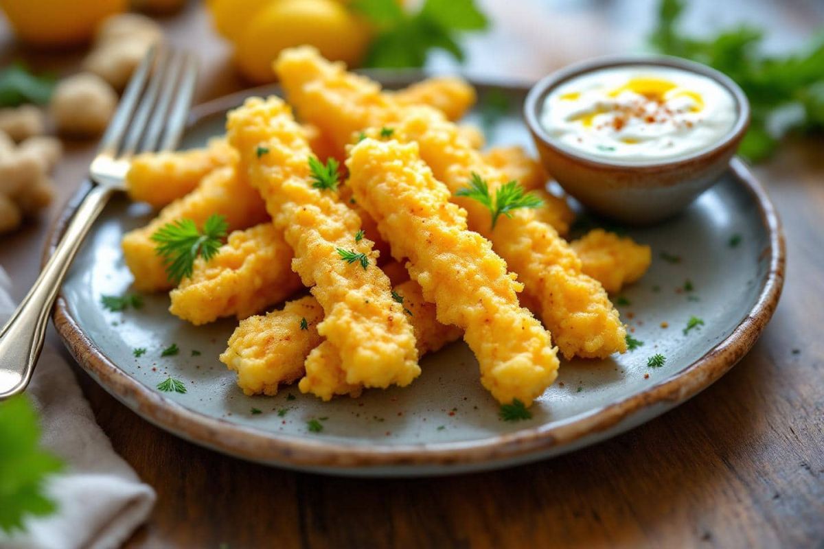 la courgette en tempura, une invitation à l'apéro crouillant