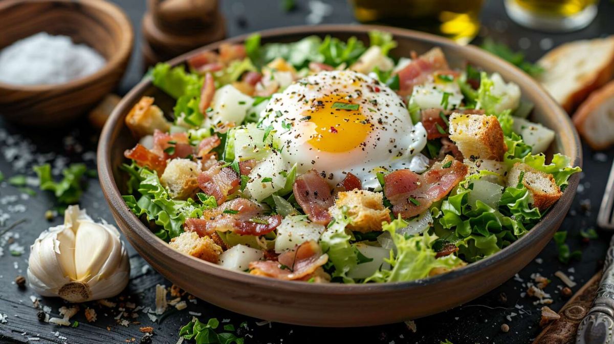 La recette incontournable de la salade lyonnaise réussie