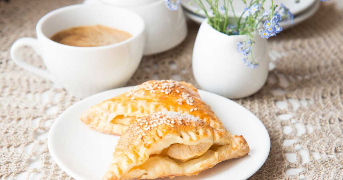Savourez des chaussons aux pommes maison avec une touche de mascarpone