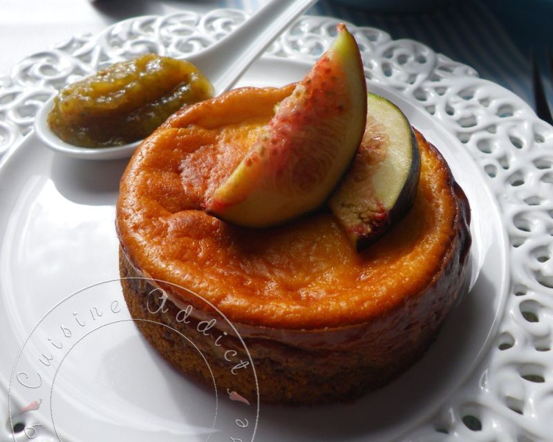 Cheesecake au fromage de brebis et aux figues