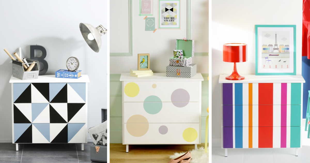 Relooking : trois façons de transformer une commode ordinaire
