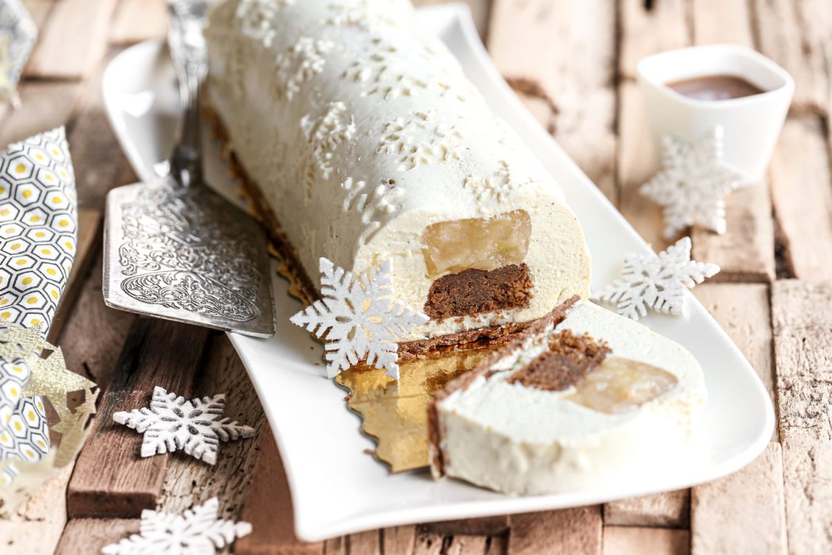 Comment réaliser une bûche de Noël avec insert