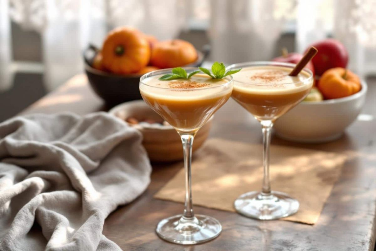 Un cocktail automnal à découvrir : le pumpkin spice latte martini