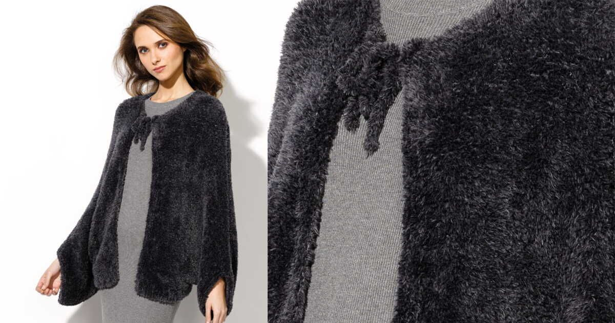 La veste boléro en fil velours