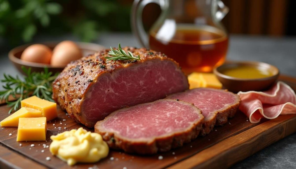 Un rôti de bœuf Orloff au cheddar et jambon cru qui va régaler vos convives