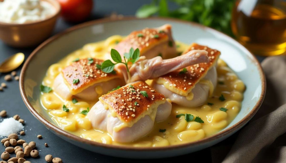 Savourez un lapin à la crème : une recette simple et gourmande