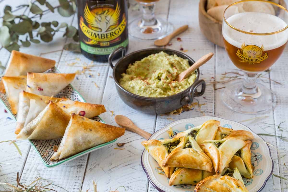 Des mezze gourmands pour accompagner la Grimbergen Héritage de l’Abbaye