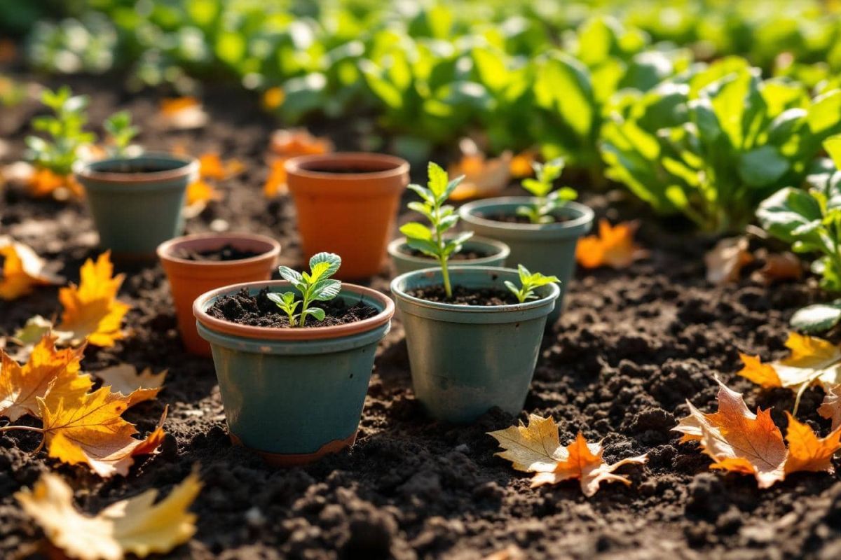 Transformez vos pots de semis en alliés précieux pour un jardin d'automne écolo