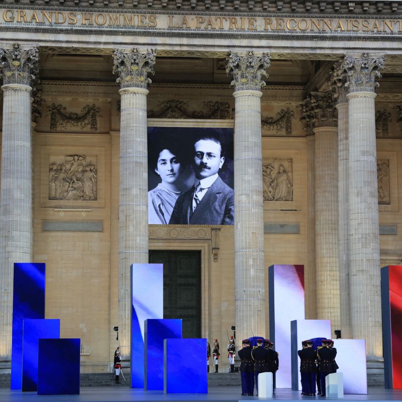 La mémoire de Marc Bloch célébrée au Panthéon