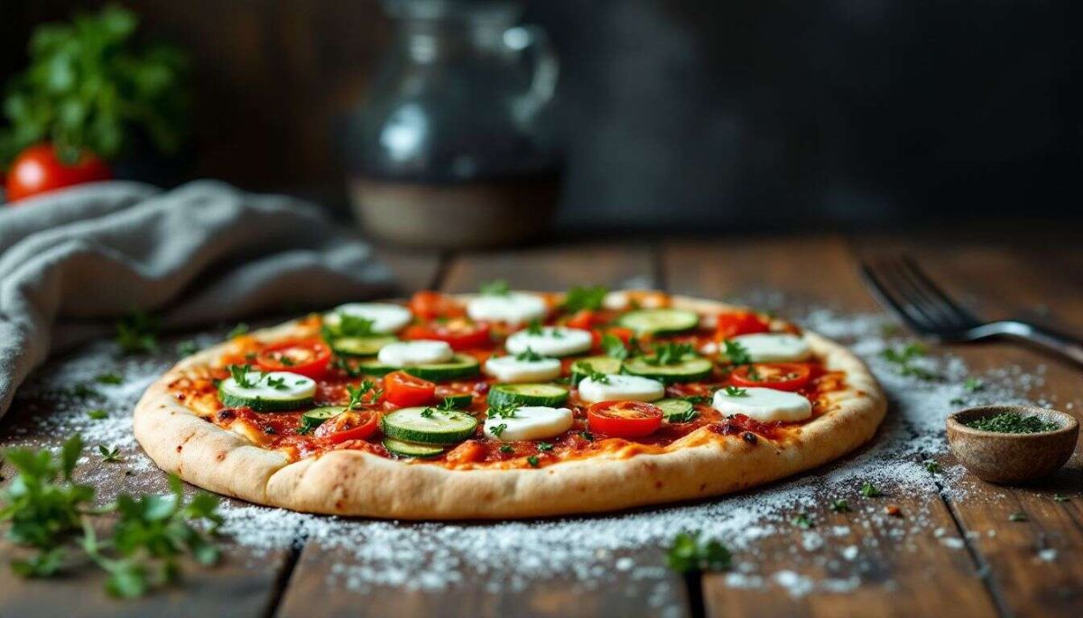 Un délice de santé : la recette de la pizza légère aux légumes