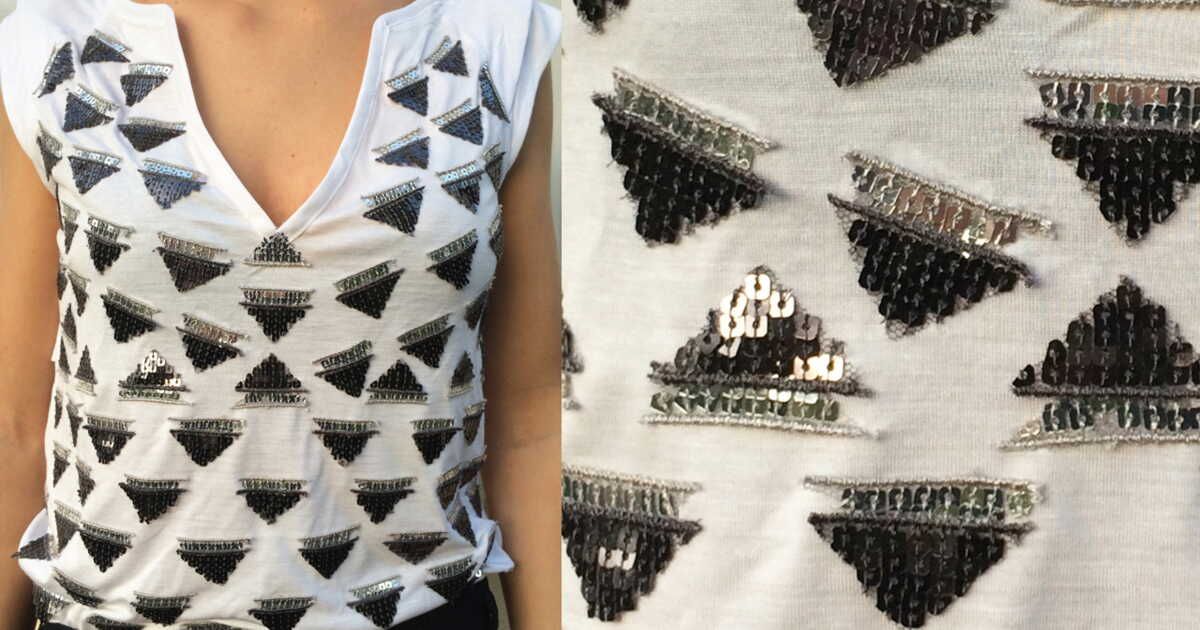 Transformez votre tee-shirt en œuvre d'art scintillante