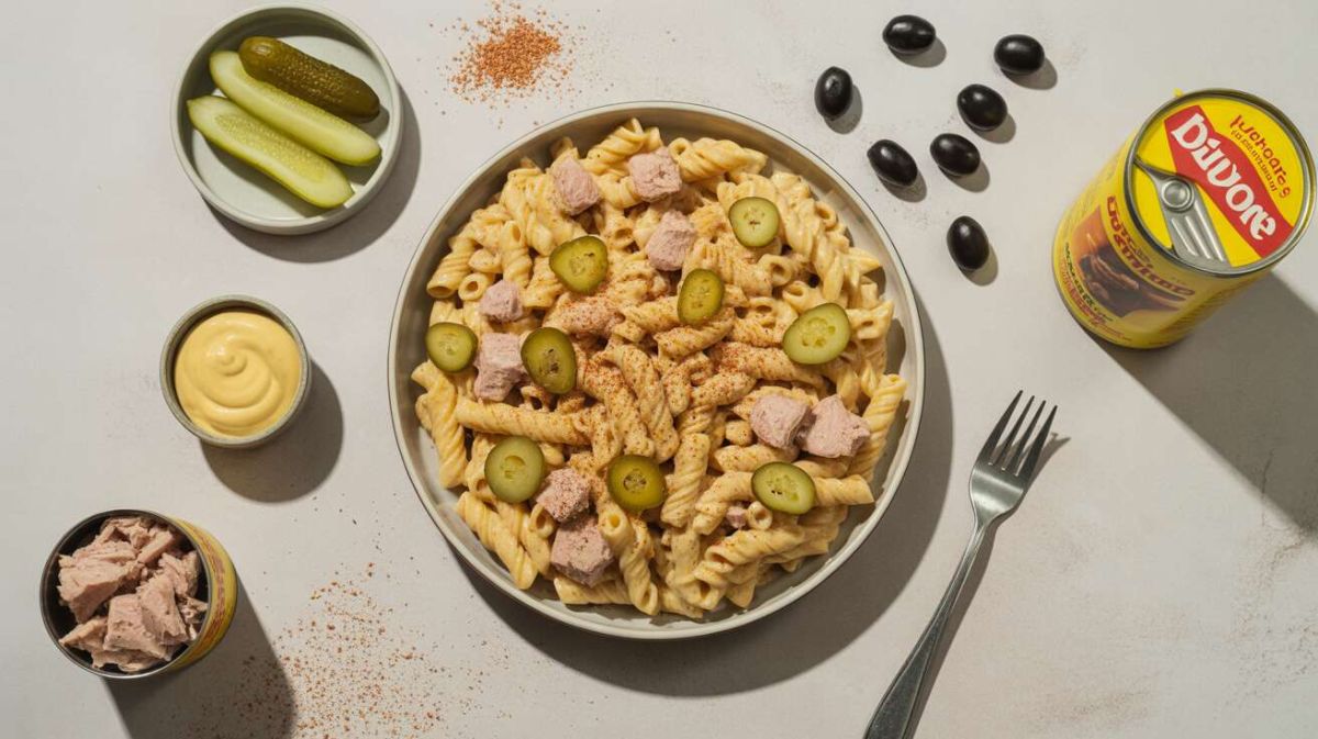 Dégustez la salade de pâtes façon piémontaise, rapide et savoureuse