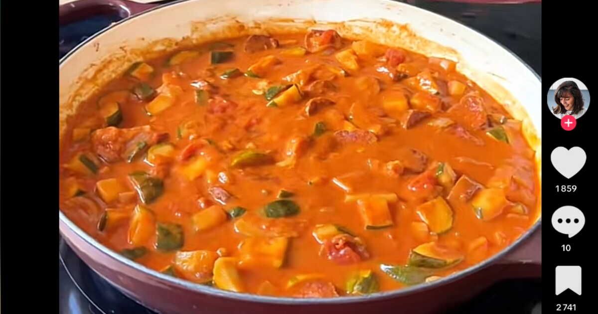 Curry de courgettes au chorizo : un délice réconfortant à savourer