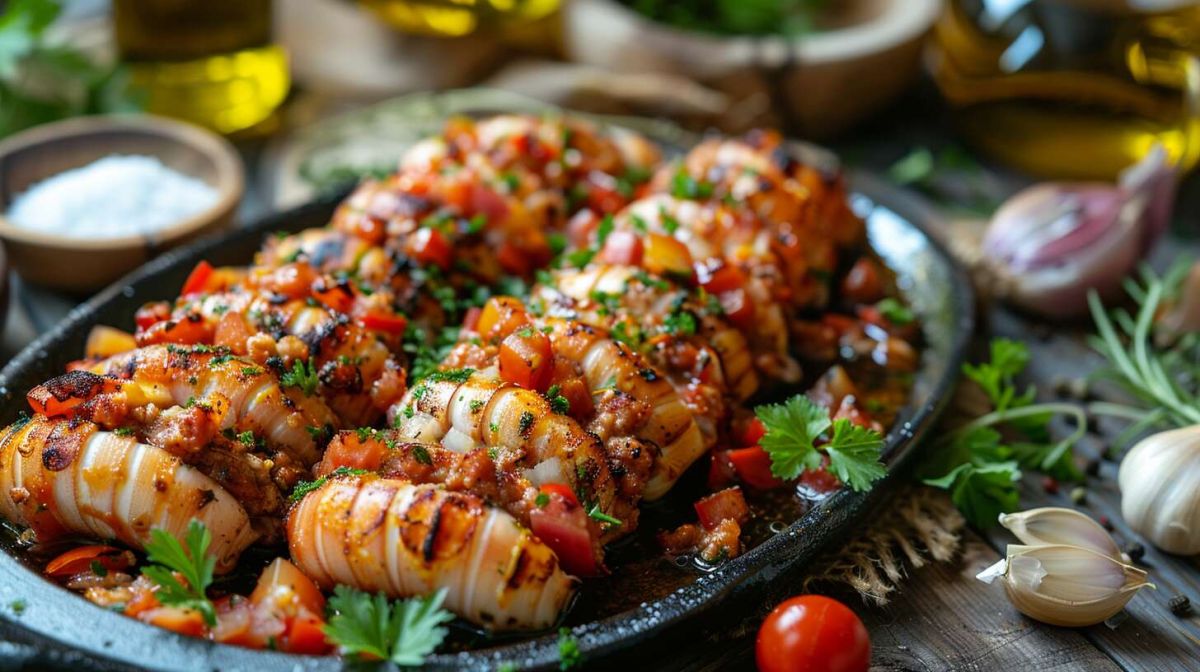 Incursion au cœur des saveurs du Sud avec des encornets farcis à la provençale
