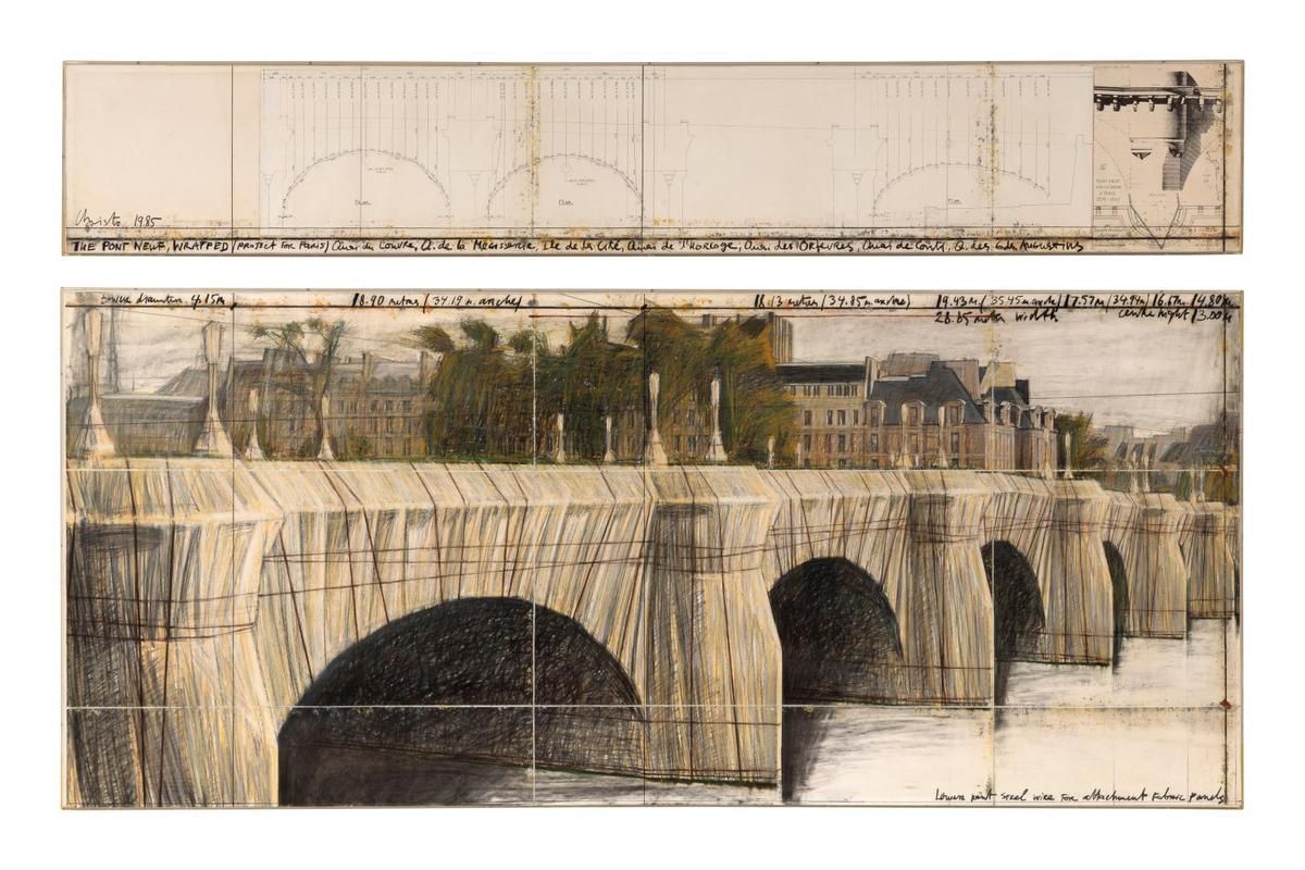 Une maquette de Christo pour le Pont-Neuf atteindra les 300 000 euros aux enchères