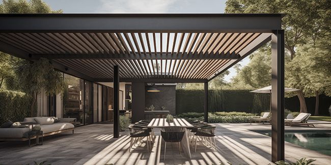 Qu'est-ce qu'une pergola bioclimatique ? Principe et fonctionnement