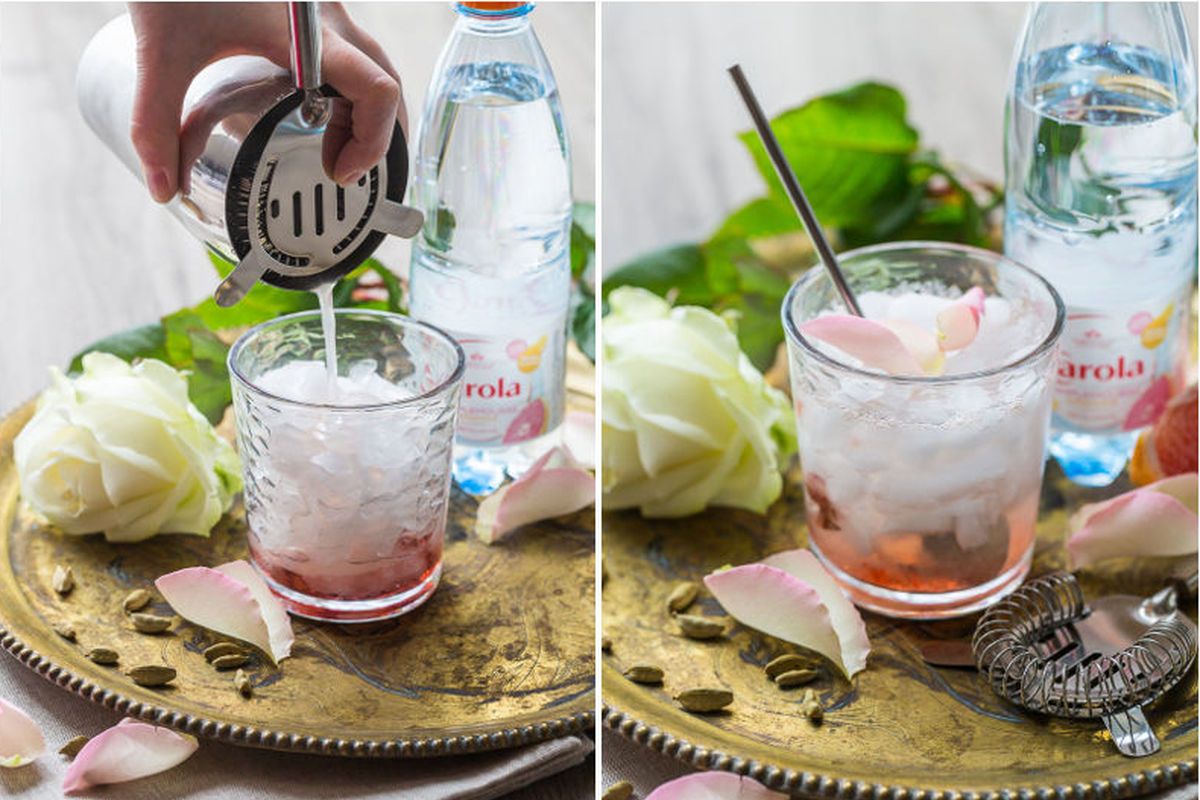 Spicy Rose Cocktail